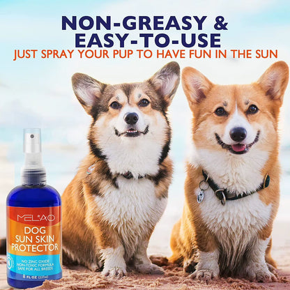 Natural Sun Protection Moisturizer Skin Pet Dog Sun Skin Protect Sunscreen Spray